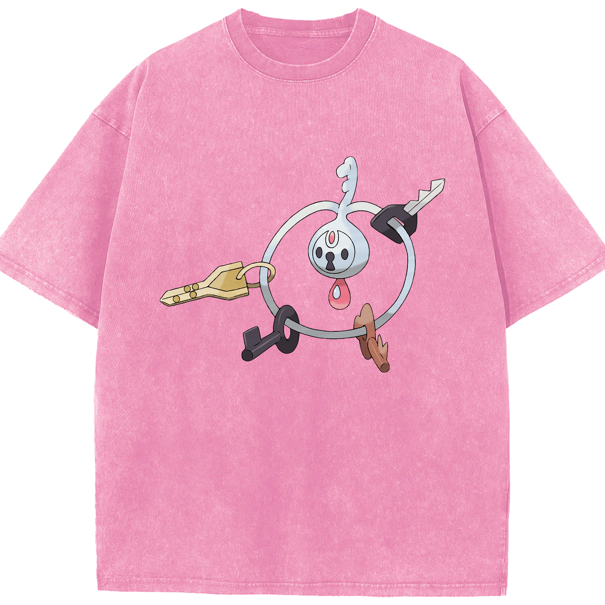 （画像用） ポケットモンスター Pokémon 綿100% ヴィンテージ風 半袖Tシャツ（フロントプリント）
